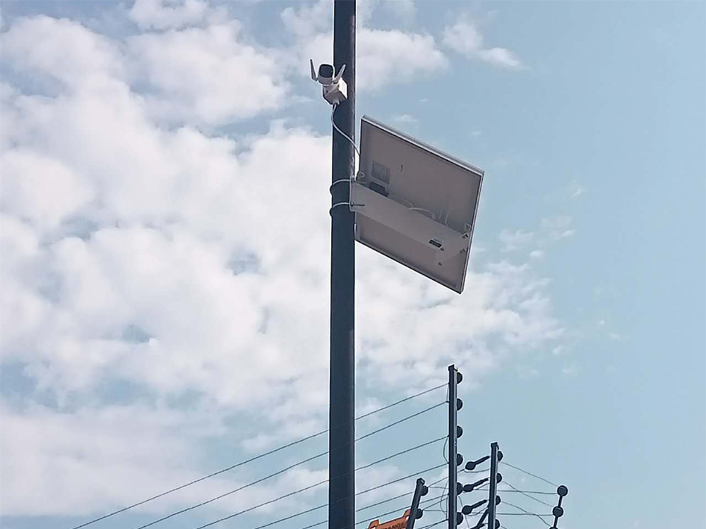 太陽能供電系統(tǒng)在南非約翰內(nèi)斯堡用戶安防監(jiān)控中的作用